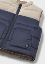 Cargar imagen en el visor de la galería, Chaleco reversible Azul 18 meses
