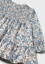 Cargar imagen en el visor de la galería, Vestido terciopelo estampado Blue

