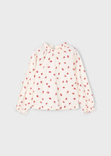 Cargar imagen en el visor de la galería, Camiseta punto fresas bambula rojo
