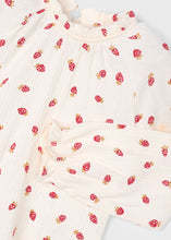 Cargar imagen en el visor de la galería, Camiseta punto fresas bambula rojo
