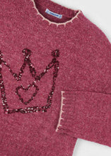 Cargar imagen en el visor de la galería, Jersey bordado lentejuelas Cereza
