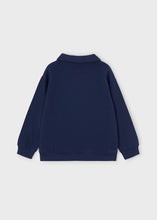 Cargar imagen en el visor de la galería, Pullover cuello polo Azul
