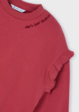 Cargar imagen en el visor de la galería, Pullover volante mangas Cereza

