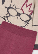 Cargar imagen en el visor de la galería, Conjunto tricot gatitos Cereza
