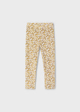 Cargar imagen en el visor de la galería, Leggings terciopelo estampado Mostaza 10 Años
