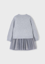 Cargar imagen en el visor de la galería, Vestido tricot 2 en 1 Plata
