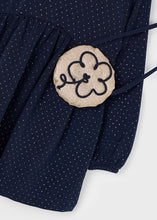 Cargar imagen en el visor de la galería, Vestido felpa bolso Marino
