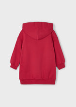 Cargar imagen en el visor de la galería, Vestido felpa capucha rojo
