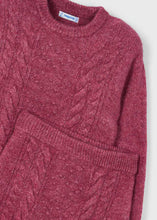 Cargar imagen en el visor de la galería, Conjunto falda tricot Cereza
