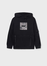 Cargar imagen en el visor de la galería, Pullover contraste Negro
