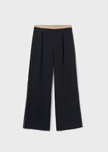 Cargar imagen en el visor de la galería, Pantalón doble cintura Negro
