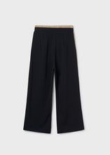 Cargar imagen en el visor de la galería, Pantalón doble cintura Negro
