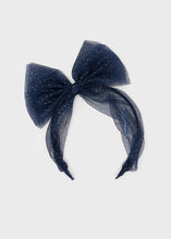 Cargar imagen en el visor de la galería, Diadema lazada Marino

