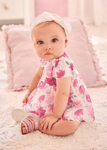 Vestido ceremonia estampado tulipan