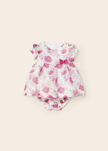 Vestido ceremonia estampado tulipan