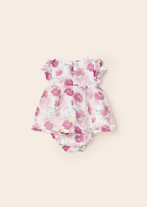 Vestido ceremonia estampado tulipan