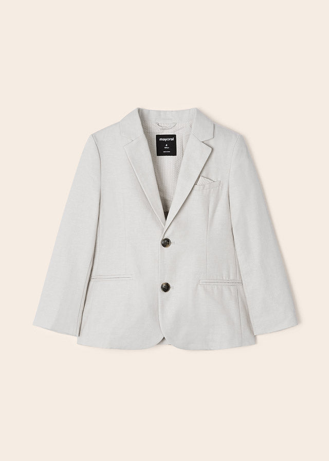 Blazer lino tailoring tapioca