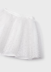 Falda tul blanco T 6 años