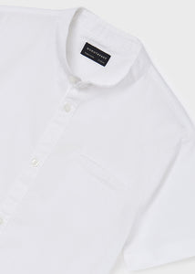 Camisa cuello mao blanco