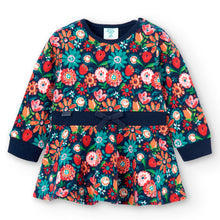 Cargar imagen en el visor de la galería, Vestido felpa flores
