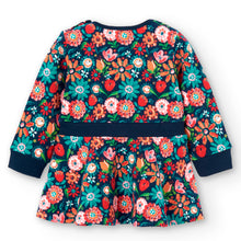 Cargar imagen en el visor de la galería, Vestido felpa flores
