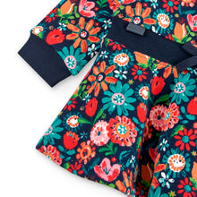 Cargar imagen en el visor de la galería, Vestido felpa flores
