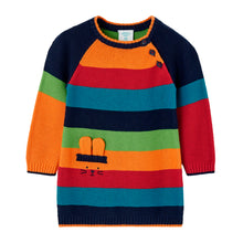Cargar imagen en el visor de la galería, Vestido tricot franjas
