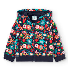 Cargar imagen en el visor de la galería, Chaqueta flores felpa
