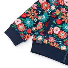Cargar imagen en el visor de la galería, Chaqueta flores felpa

