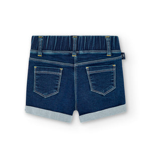 Short punto denim margaritas