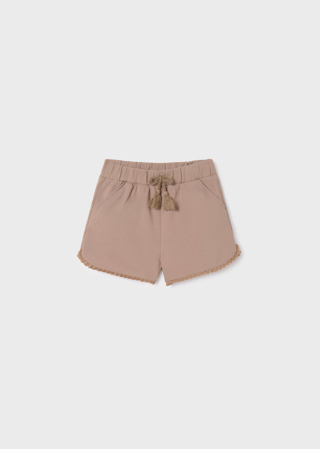 Short felpa canela