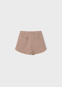 Short felpa canela