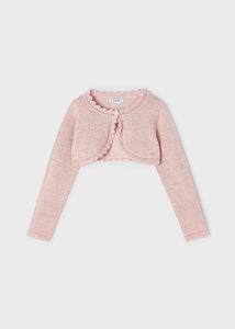 Bolero tricot nude 6 años