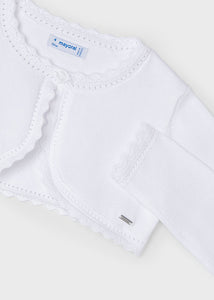 Bolero tricot blanco