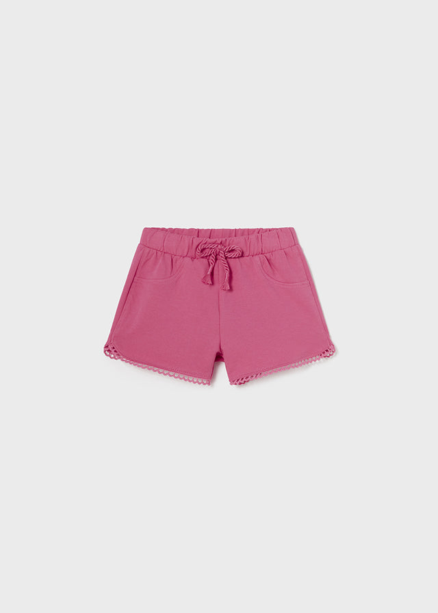 Short felpa magenta