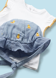 Conjunto 3 piezas patitos denim