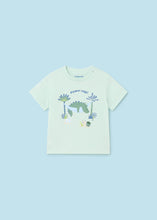 Cargar imagen en el visor de la galería, Conjunto short 3 piezas print aqua 24 meses
