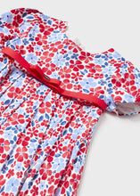 Cargar imagen en el visor de la galería, Vestido saten estampado rojo
