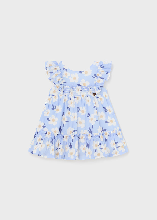 Vestido estampado añil