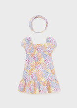 Cargar imagen en el visor de la galería, Vestido estampado + diadema dalia
