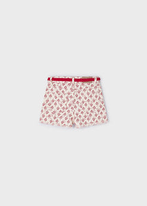 Short sarga estampada garbanzo