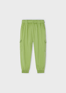 Pantalón algodón tencel manzana