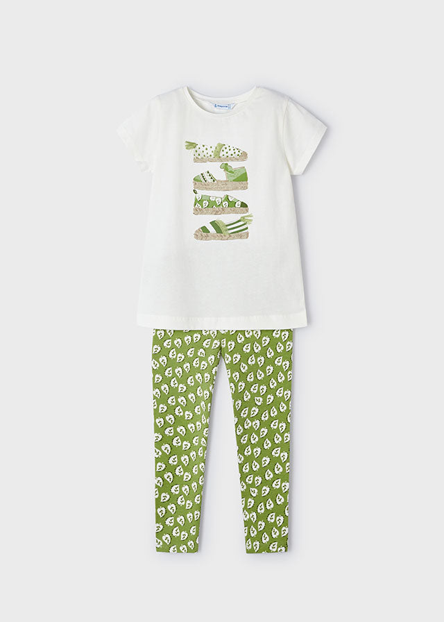 Conjunto leggings alpargatas