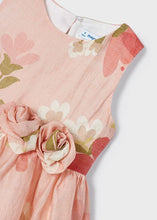 Cargar imagen en el visor de la galería, Vestido estampado flores nude
