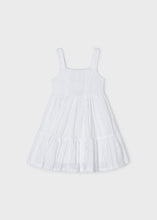 Cargar imagen en el visor de la galería, Vestido punto perforado blanco
