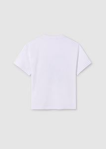 Polo print lenticular blanco