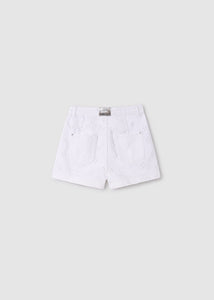 Short sarga fantasia blanco