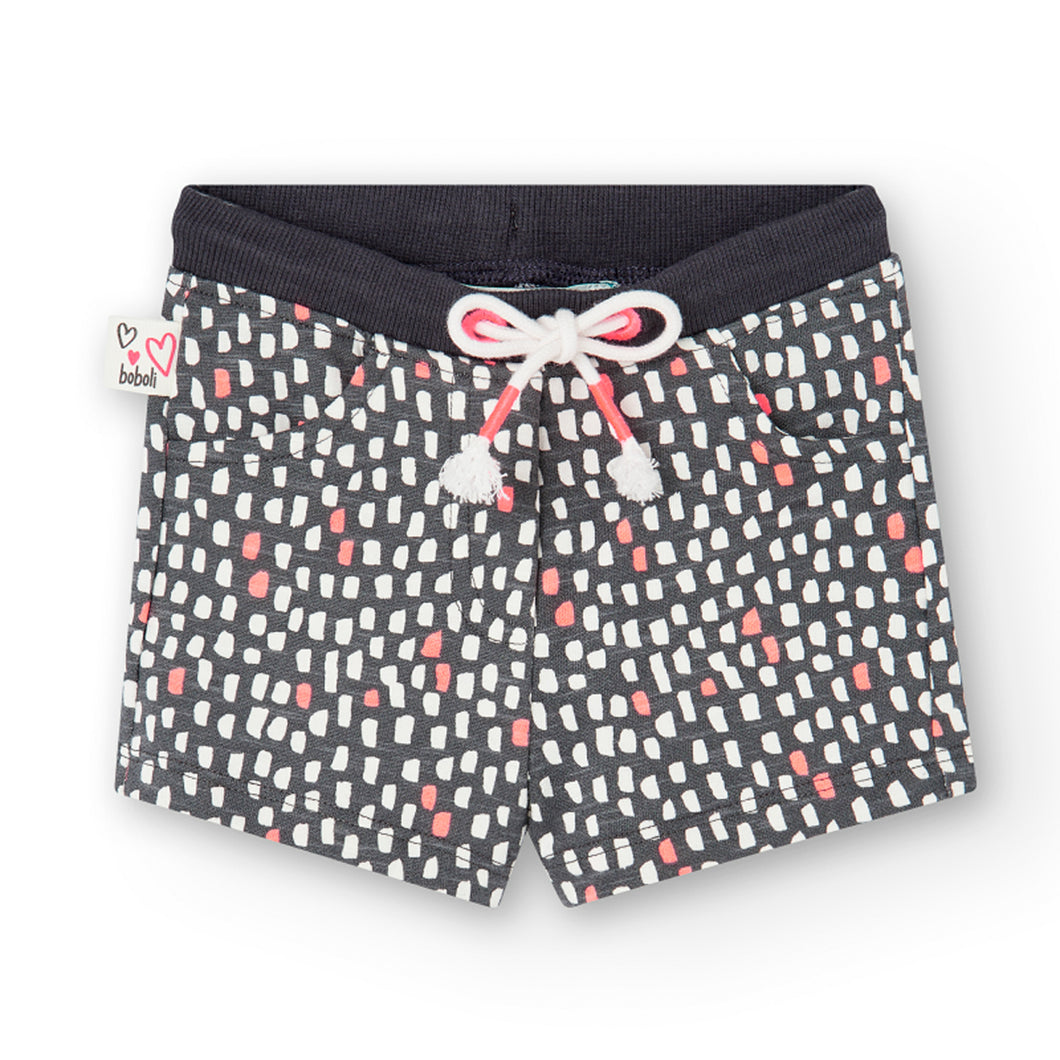 Short felpa estampado