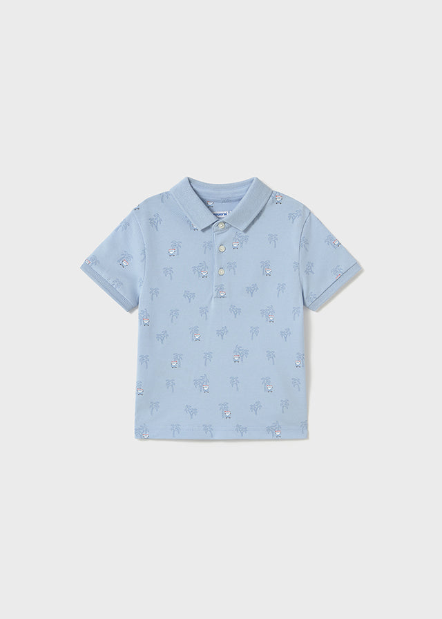 Polo estampado Cielo