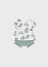Cargar imagen en el visor de la galería, Conjunto short tricot Menta
